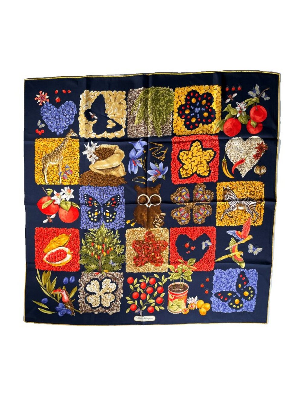 Salvatore Ferragamo Limited Edition Silk Scarf – Made in Italy